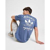 adidas Originals Cafe T-Shirt - Blue - Mens