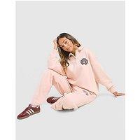 adidas Originals Emblem Collar Sweatshirt - Pink - Womens