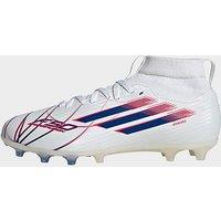 adidas F50 Sparkfusion League Mid Cut Firm Ground / Artificial Ground Football Boots Kids - White
