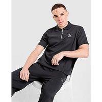 adidas Originals Waffle Polo Shirt - Black - Mens