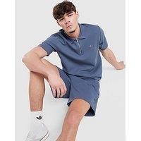 adidas Originals Waffle Polo Shirt - Blue - Mens