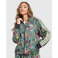 adidas Originals x Liberty London All Over Print Track Top - Black - Womens