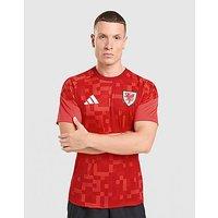 adidas Wales 2026 Home Pre Match Shirt - Red - Mens
