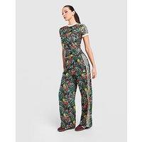 adidas Originals x Liberty London All Over Print Slim T-Shirt - Black - Womens