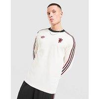 adidas Originals Manchester United FC OG Long Sleeve T-Shirt - White - Mens