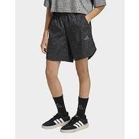 adidas Future Icons Allover Printed Shorts - Black - Womens