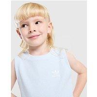 adidas Originals Waffle Tank Top/Shorts Set Children - Blue - Kids