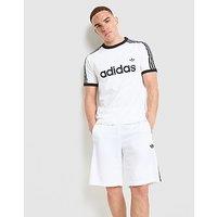 adidas Originals Adicolor Classics 3-Stripes Ringer T-Shirt - White - Mens