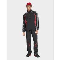 adidas Teamgeist 1/2 Zip Track Top - Black - Mens