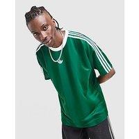 adidas Originals Adicolor Jacquard Poly T-Shirt - Green - Mens