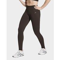 adidas Workout Essentials Knit Scrunch 7/8 Leggings - Brown - Womens