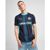 PUMA Olympique Marseille 2025/26 Away Shirt - Black - Mens