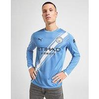 PUMA Manchester City FC 2025/26 Long Sleeve Home Shirt - Blue - Mens