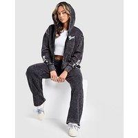 PUMA Hoops Crop Full Zip Hoodie - Black - Womens