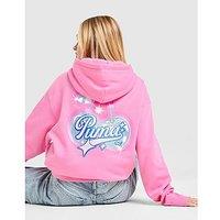 PUMA Hoops Cherry Graphic Hoodie - Pink - Womens