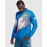 adidas Originals Japan '93 Retro Long Sleeve Home Shirt - Blue - Mens