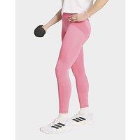 adidas 3 Stripes Studio All Me 7/8 X-over Leggings - Pink - Womens