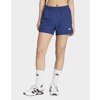 adidas 3 Stripes Studio Woven Short - Blue - Womens