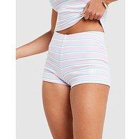 adidas Originals Stripe Micro Shorts - Pink - Womens