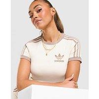 adidas Originals Classic Slim T-Shirt - Cream - Womens