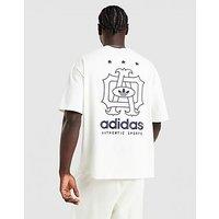 adidas Originals Emblem Oversized T-Shirt - White - Mens