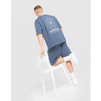 adidas Originals Embroidered Oversized T-Shirt - Blue - Mens