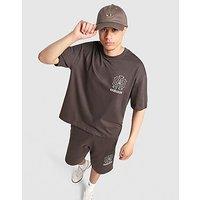 adidas Originals Embroidered Oversized T-Shirt - Brown - Mens