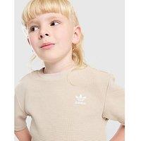 adidas Originals Waffle T-Shirt/Shorts Set Children - Beige - Kids