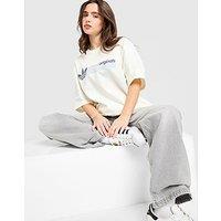 adidas Originals Sport Stripe T-Shirt - White - Womens