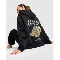 adidas Originals Leopard Samba Hoodie - Black - Womens