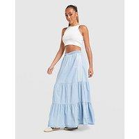 adidas Originals Denim Long Skirt - Multicolor - Womens