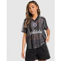 adidas Originals Crochet Football Top - Black - Womens