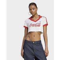 adidas X COCA-COLA CROPPED JERSEY - White