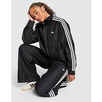 adidas Originals Firebird Lightweight Denim Track Top - Black - Womens