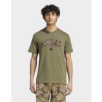 adidas Seasonal Essentials Camo T-Shirt - Green - Mens