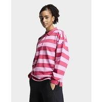 adidas Essentials Contemporary French Terry Longsleeve Polo - Pink - Womens
