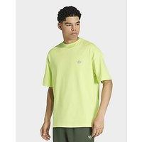 adidas TREFOIL ESSENTIALS SPACER LOOSE TEE - Yellow - Mens