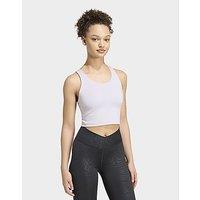 adidas All Me Medium Support BRA TANK Top - Purple - Womens