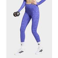 adidas Optime Primelift Snake 7/8 Leggings - Purple - Womens