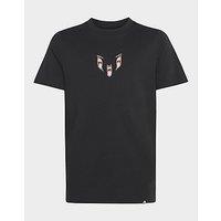 adidas MESSI ICON GRAPHIC T-SHIRT - Black - Kids
