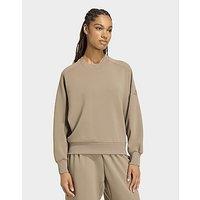 adidas Soft Lux Loose Sweatshirt - Brown - Womens