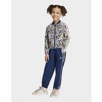 adidas Sst Loose Cropped Track Suit Set - Blue - Kids