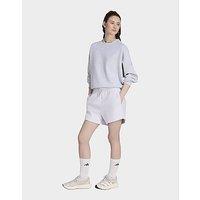 adidas Soft Lux Loose Shorts - Purple - Womens
