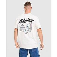 adidas Originals Surf T-Shirt - White - Mens