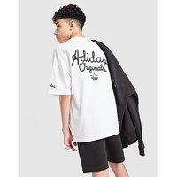 adidas Originals Chain Stitch T-Shirt Junior - White - Kids