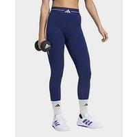 adidas Hyperglam Colour Block Full Length Leggings - Blue - Womens