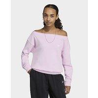adidas OVERSIZED SWEATSHIRT FRENCH TERRY - Pink - Kids