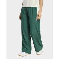 adidas Hyperglam Color Block Wide Woven Pants - Green - Womens