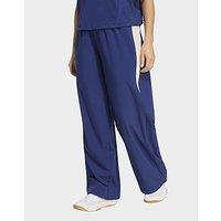 adidas Hyperglam Color Block Wide Woven Pants - Blue - Womens