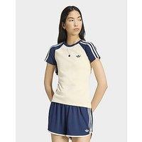 adidas Sst Tee - Yellow - Womens